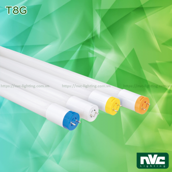T8G-II 9W 18W - Bóng đèn tuýp LED T8 ống thẳng chụp nhựa cao cấp chống dập vỡ, chip SMD2835, Ra 80, PF 0.95, đầu đui đèn có thể xoay tròn thuận tiện khi lắp đặt