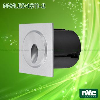 NWLED4511 3W 3.5W - Đèn LED dẫn hướng chiếu lối đi ngoài trời, chip Cree mặt vuông hoặc tròn, thân hợp kim nhôm đúc, Ra 80, IP65, tuổi thọ 30.000h