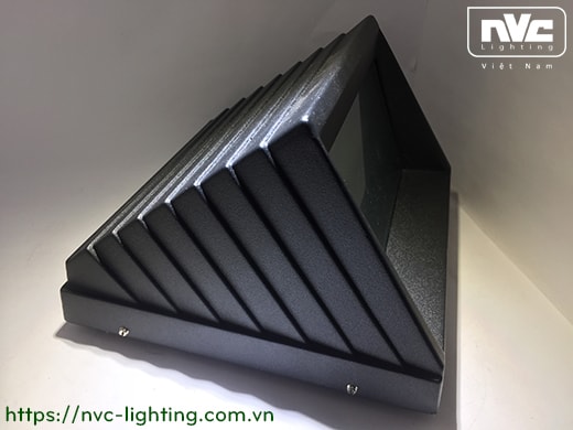 NWLED3532 - Đèn LED gắn tường COB 3W 60°chiếu hành lang, ban công, thân nhôm đúc nguyên khối, kính cường lực IP54