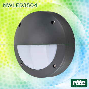 NWLED3504 3W IP54 - Đèn LED gắn tường nhiều kiểu dáng, chiếu hành lang, ban công, thân nhôm đúc nguyên khối