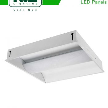 NLED4381 - Đèn LED panel ẩn bóng chống chói dạng loa, góc chiếu 110°, khung thép tổng hợp sơn tĩnh điện chống gỉ, lắp âm trần