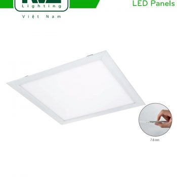 NLED45* - Đèn LED panel siêu mỏng, góc chiếu 110°, thân nhôm tổng hợp sơn tĩnh điện chống gỉ, lắp âm trần