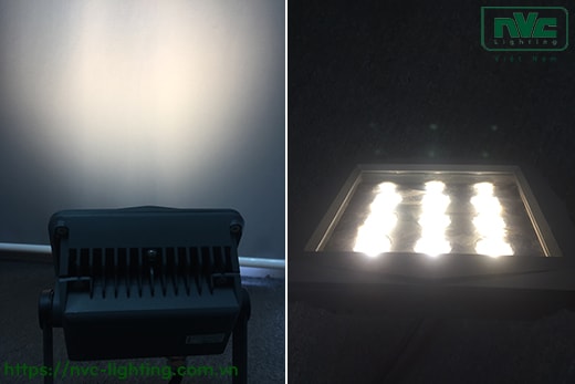 NFLED202 18W 36W – Đèn pha LED ngoài trời mặt vuông/chữ nhật IP65, thân hợp kim nhôm đúc nguyên khối phủ sơn tĩnh điện chống ăn mòn, mắt vân chống chói, chip Cree/ETI, góc chiếu 15°/30°/60°, CRI> 70