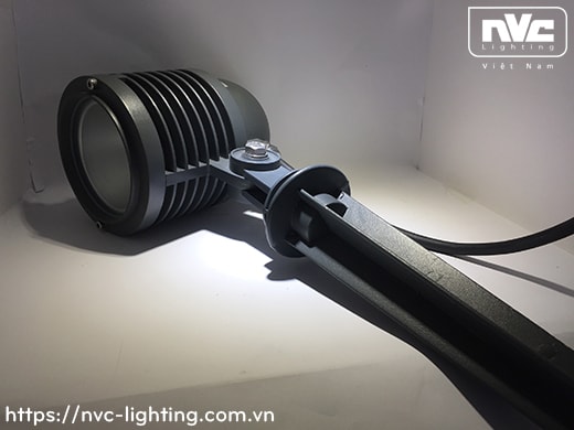 NGLED046 - Đèn LED cắm cỏ chip CREE 10W IP54, góc chiếu 45°, CRI > 80, thân nhôm đúc cao cấp phủ sơn tĩnh điện chống ăn mòn, vân chống chói, mặt kính cường lực chịu nhiệt, cao 0.26m
