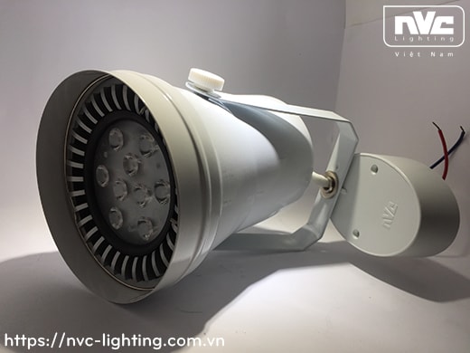 TLN286 SLN286 - Đèn rọi ray/Đèn rọi gắn tường module vỏ thép, tương thích cả bóng QR111 halogen và LED