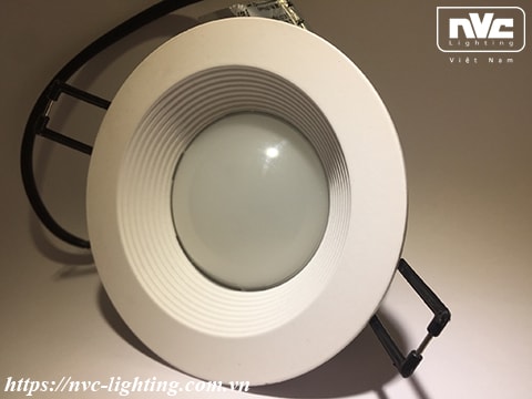 NLED9425 NLED943 NLED9435 NLED944 - Đèn LED downlight âm trần mặt cầu dạng giật cấp, kính mờ chống chói, tản nhiệt bằng hợp kim nhôm đúc cao cấp, chấn lưu rời