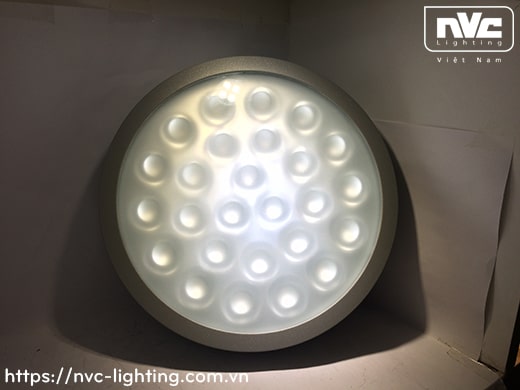 NCLED5771 18W, NCLED5772 19W - Đèn LED ốp trần nổi chống côn trùng, IP54, nhôm đúc nguyên khối, mặt tổ ong, chip Cree
