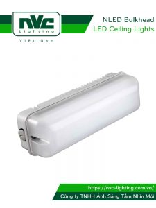 NLED Bulkhead - Đèn LED ốp trần chống cháy nổ, IP54, thân nhôm đúc, mặt nhựa polycarbonate.