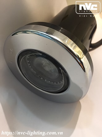 NSH009 - Đèn LED âm nước, lắp bể bơi max 1.5m, thân inox 316, kính cường lực, bóng rời MR16