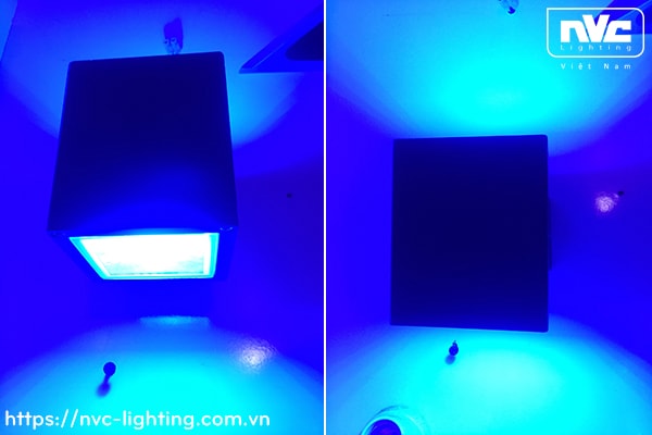 NWLED3513 - Đèn LED gắn tường surface wall light COB 3W-6W 90° chiếu 1 đầu, dùng hành lang, ban công, thân nhôm đúc, kính cường lực trong IP54