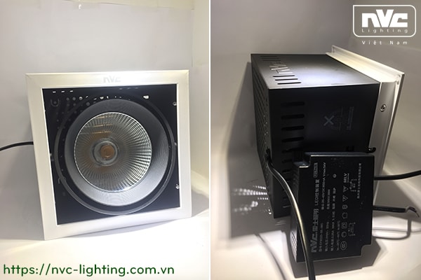 NLED5831A - Đèn LED multiple light CRI 90, vành hợp kim nhôm cao cấp phủ sơn tĩnh điện chống oxy hóa, vân tán quang, vành xoay 40°