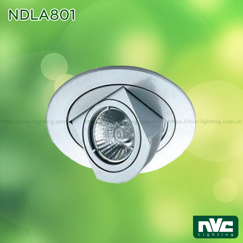 Đèn âm trần xoay 355° NDLA801 giúp cho khách hàng có thể điều chỉnh hướng ánh sáng theo ý thích. Điều này giúp cho việc tạo điểm nhấn và tôn lên vẻ đẹp của không gian sống trở nên dễ dàng hơn bao giờ hết.