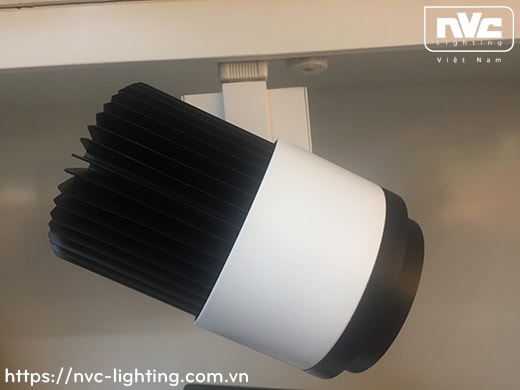 NTRLED306P 35W & 45W - Đèn LED rọi ray COB nguyên khối, sơn tĩnh điện chống oxy hóa, vân tán sáng, góc chiếu 24°, 38°