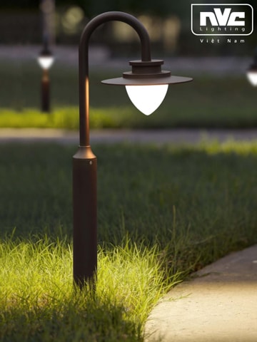 NBLLED353 8W – Đèn nấm sân vườn Bollards Lighting IP54, độ sáng 640 lumens, CRI 70, PF 0.9, dải điện áp 110V-240V
