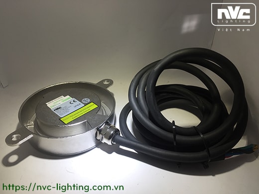 NSLED4323 - Đèn LED âm nước thân inox 316, kính cường lực 8mm, đệm cao su EDPM kín nước, chip Osram, IP68