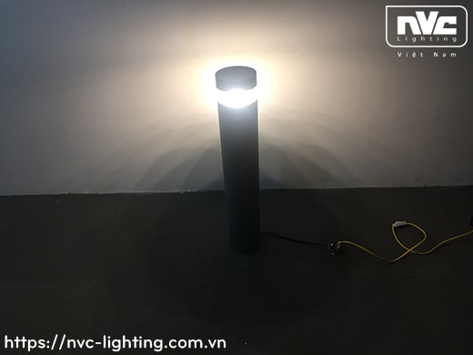 NGLED3607 9.4W – Đèn trụ nấm sân vườn IP54, thân hợp kim nhôm cán cao cấp phủ sơn tĩnh điện chống han gỉ, lens PC mờ chống chói, chip LED SMD, cao 0.8m