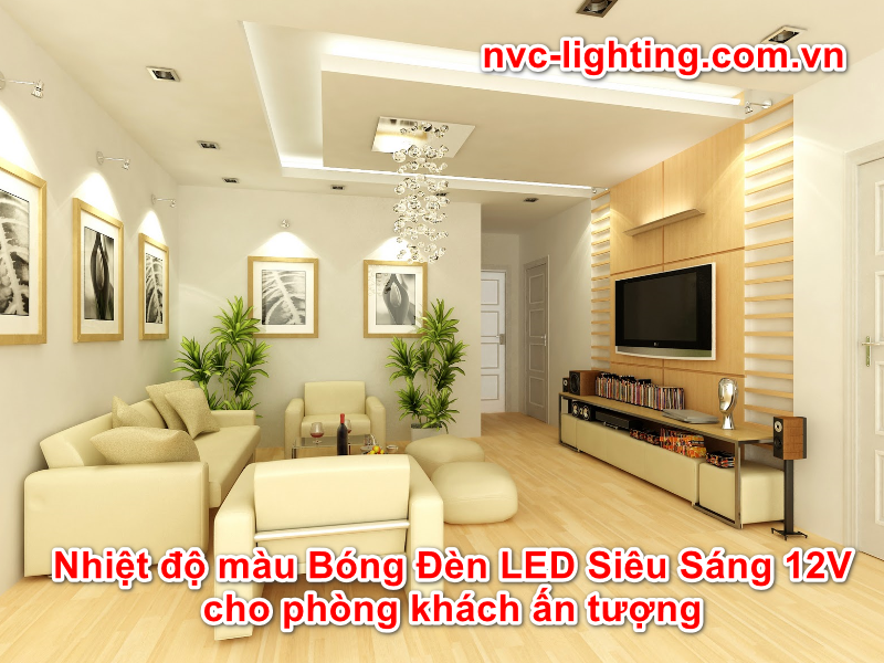 Nhiệt độ màu Bóng Đèn LED Siêu Sáng 12V cho phòng khách ấn tượng ...