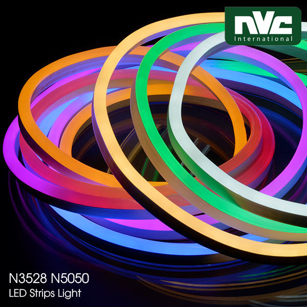 Đèn LED dây Neon Sign N2835 N5050 dải màu ánh sáng khuếch tán